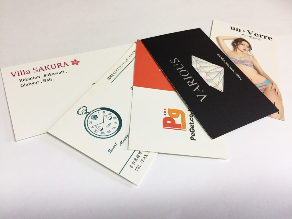 高級名刺　名刺デザイン　名刺印刷　写真名刺　ショップカード